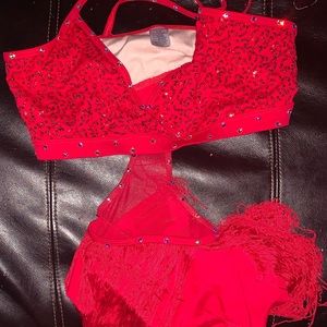 Red jazz costume